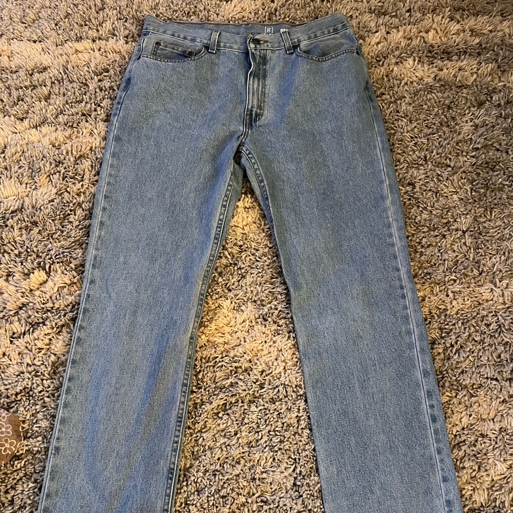 Light wash jeans